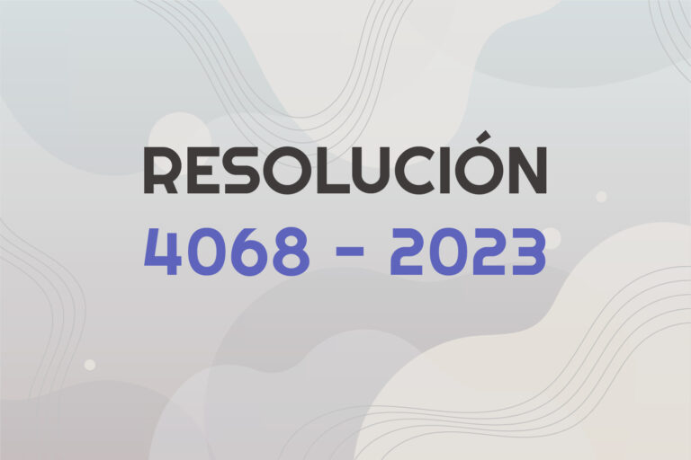 Resolución 4068-23