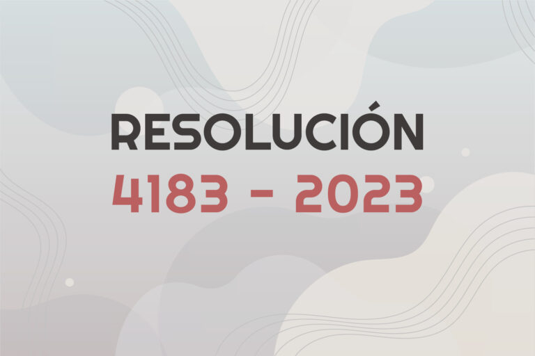 Resolución 4183-23