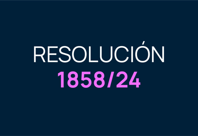 RESOLUCIÓN 1858/24