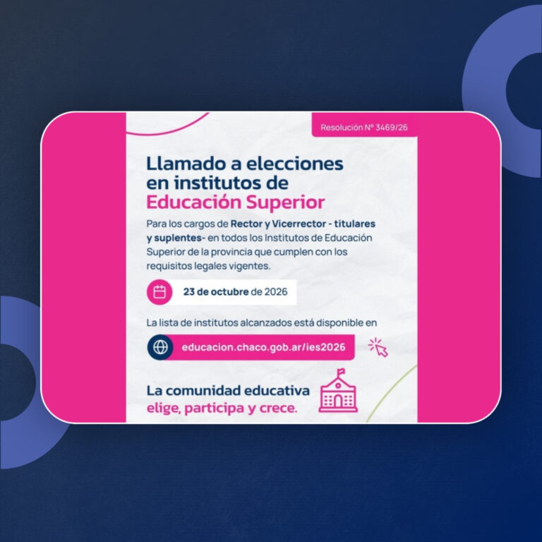 EL MINISTERIO DE EDUCACIÓN CONVOCÓ A ELECCIONES DE RECTORES Y VICERRECTORES EN INSTITUTOS DE EDUCACIÓN SUPERIOR