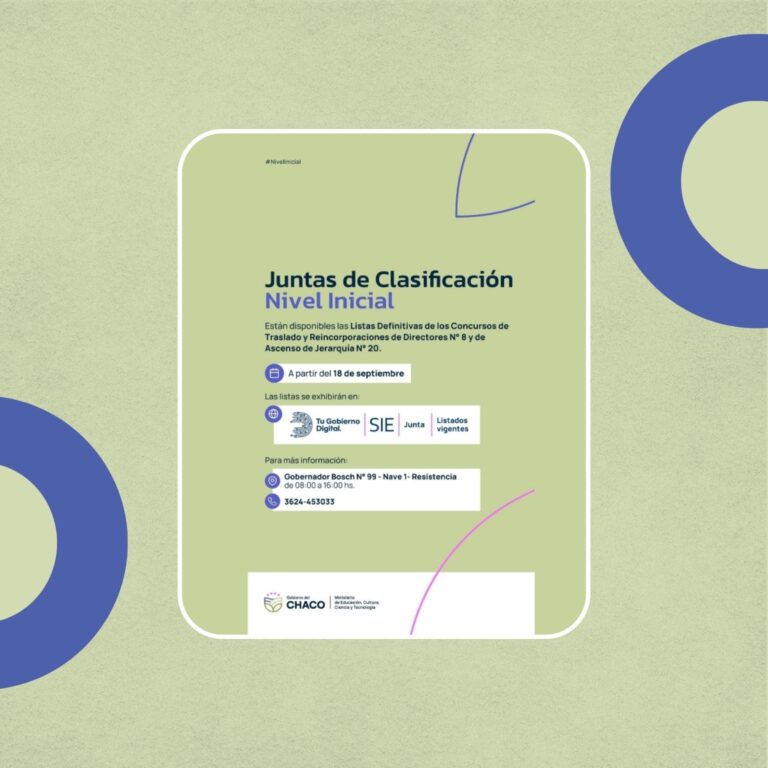 NIVEL INICIAL: YA ESTÁN PUBLICADAS LAS LISTAS DEFINITIVAS DE LOS CONCURSOS DOCENTES